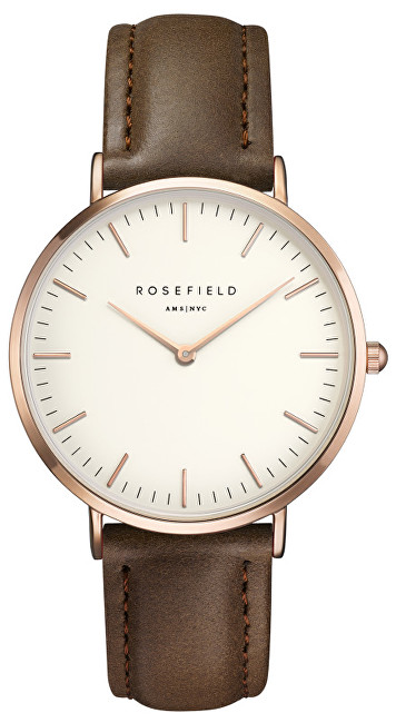 Rosefield THE BOWERY White Brown Rose gold