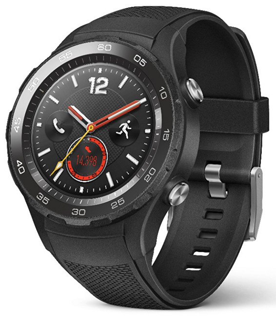 Huawei Watch W2 Carbon Black - SLEVA