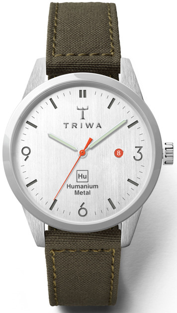 Triwa Humanium Recycled Green Classic Super Slim Hu34L-SS080912