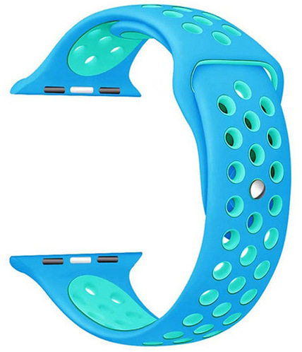 Wotchi Silikonový řemínek pro Apple Watch Modrá/Tyrkysová 38/40 mm