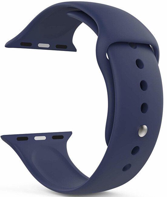 4wrist Silikonový řemínek pro Apple Watch - Tmavě modrý 38/40 mm - S/M