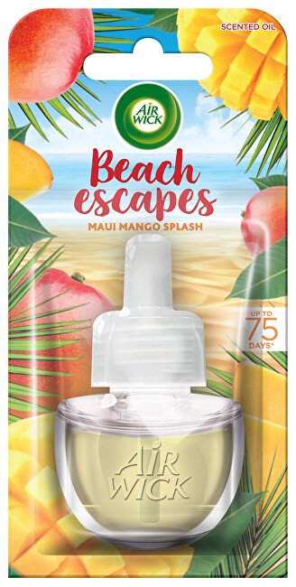 Air Wick Elektrický osvěžovač vzduchu Mangové šplíchnutí (Beach Escapes Maui) 19 ml - náplň