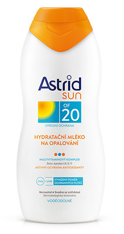 Astrid Hydratační mléko na opalování OF 20 Sun 150 ml Easy Spray
