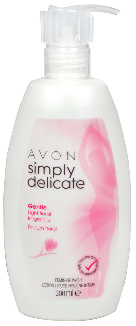 Avon Dámský sprchový gel pro intimní hygienu s vůní květin Simply Delicate (Gentle Original Floral Scent) 300 ml