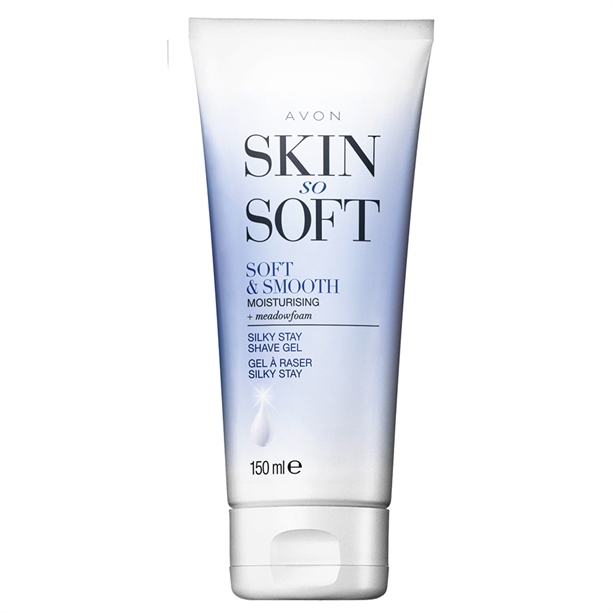 Avon Hydratační gel na holení s olejem z voďankovce Skin So Soft (Shave gel) 150 ml