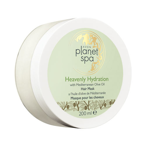 Avon Hydratační maska na vlasy s olivovým olejem Planet Spa (Heavenly Hydration with Mediterranean Olive Oil Hair Mask) 200 ml