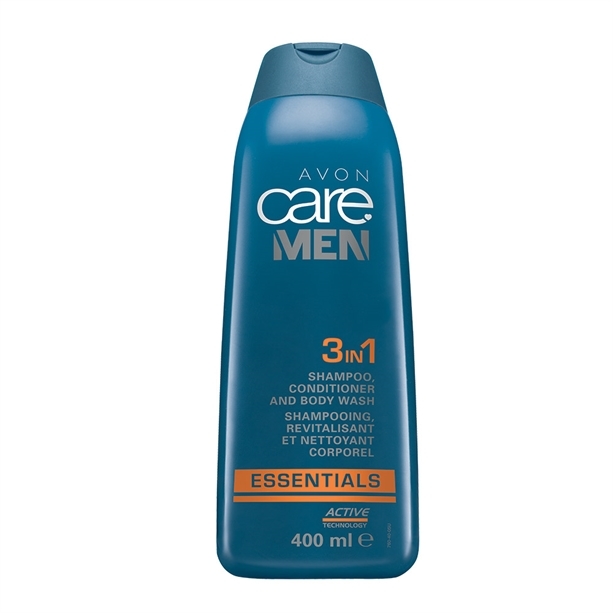 Avon Sprchový gel, šampon a kondicionér 3v1 pro muže (Shampoo, Conditioner And Body Wash) 400 ml