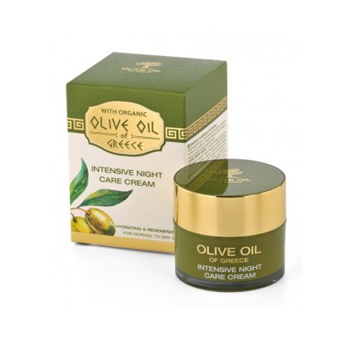 BioFresh Noční výživný krém s olivovým olejem pro normální až suchou pleť Olive Oil Of Greece (Intensive Night Care Cream) 50 ml