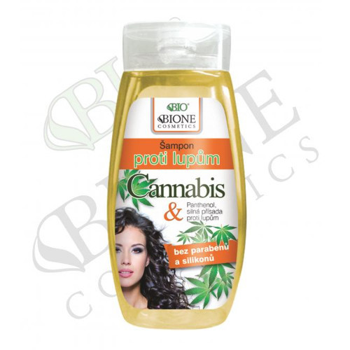 Bione Cosmetics Šampon proti lupům Cannabis pro ženy 260 ml