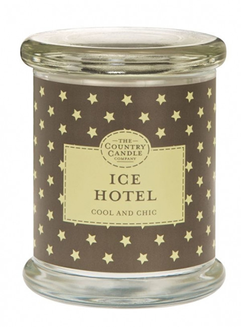 Country Candle Vonná svíčka ve skle s víčkem Ledový hotel (Ice Hotel) 848 g