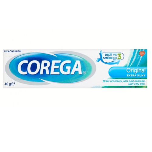Corega Extra silný fixační krém Original 40 g