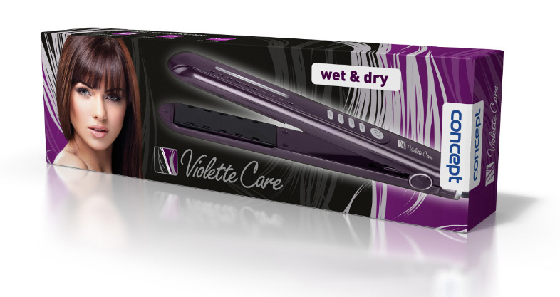 Concept Žehlička na vlasy Wet and Dry Violette Care VZ1330