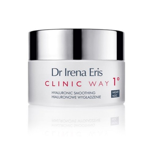 Clinic Way Dermo krém proti vráskám 1° noční péče (Hyaluronic Smoothing Anti-Wrinkle Night Dermocream) 50 ml