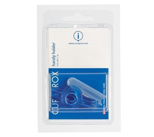 Curaprox Držáky mezizubních kartáčků UHS 409 Modré (Handy Holder) 3ks