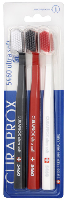 Curaprox Velmi jemný zubní kartáček 5460 Ultra Soft 3 ks