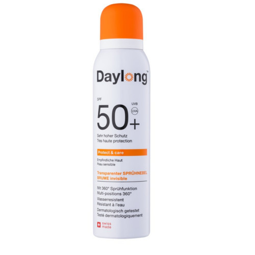 Daylong Transparentní sprej na opalování SPF 50+ Protect & Care 155 ml
