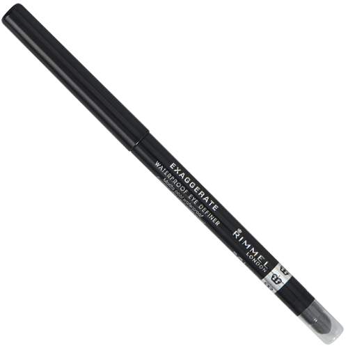 Rimmel Automatická voděodolná tužka na oči (Exaggerate Eye Definer) 0,28 g 262 Blackest Black