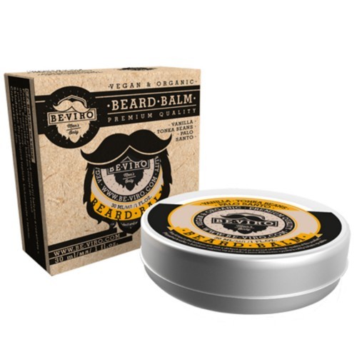 BE-VIRO Balzám na vousy s vůní vanilky, palo santo a tonkových bobů (Beard Balm) 30 ml