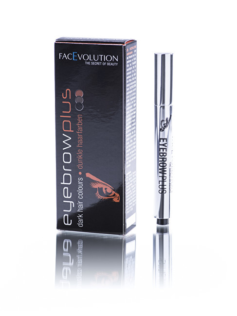FacEvolution Barva na obočí s růstovým efektem (Eyebrow Plus) 2 ml Tmavá