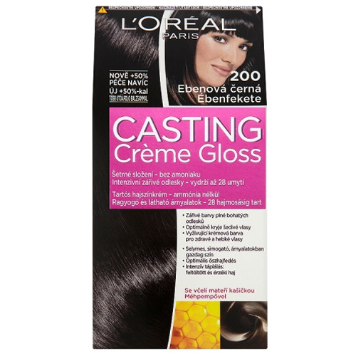 Fotografie Loreal Paris Casting Creme Gloss barva na vlasy 210 modročerná