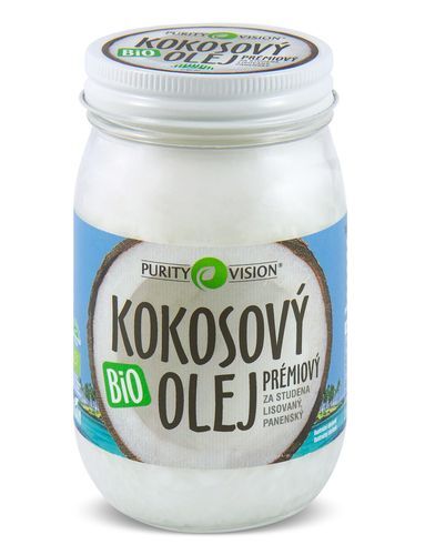 Purity Vision BIO Panenský kokosový olej lisovaný za studena PURITY VISION 900 ml
