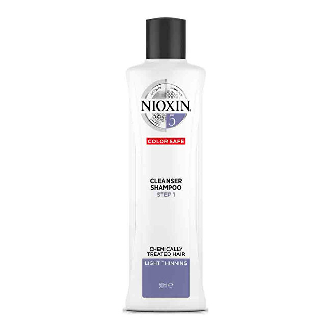Nioxin Čisticí šampon pro barvené lehce řídnoucí vlasy System 5 (Shampoo Color Save) 300 ml