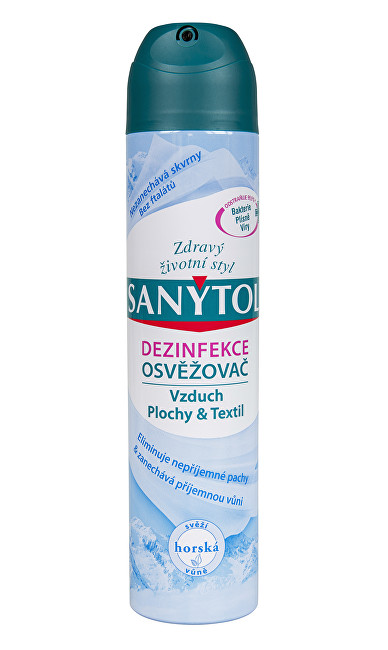 Sanytol Dezinfekční osvěžovač vzduchu, povrchů a textilií 300 ml Květinová vůně