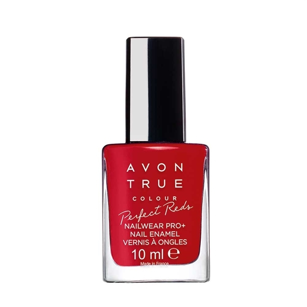 Avon Dlouhorvající lak na nehty True Color (Nail Wear Pro+) 10 ml Real Red