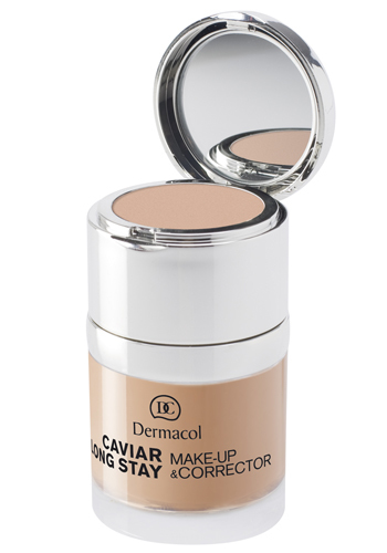 Dermacol Dlouhotrvající make-up s výtažky z kaviáru a zdokonalovací korektor (Caviar Long Stay Make-Up & Corrector) 30 ml 1 Pale