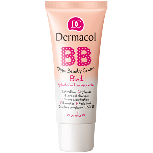 Dermacol Hydratační tónovací krém 8 v 1 BB SPF 15 (Magic Beauty Cream) 30 ml Shell