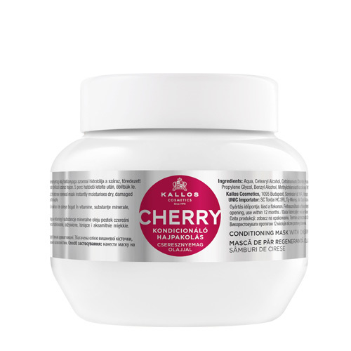 Kallos Jemná hydratační maska na vlasy s třešní a vitamíny (Conditioning Cherry Hair Mask) 1000 ml
