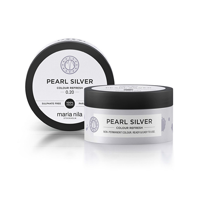 Maria Nila Jemná vyživující maska bez permanentních barevných pigmentů Pearl Silver (Colour Refresh Mask) 100 ml