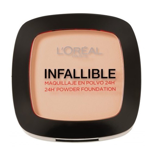 Loreal Paris Kompaktní pudr pro přirozený vzhled pleti Infallible 24H (Powder Foundation) 9 g 123 Warm Vanilla
