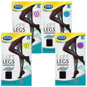 Scholl Kompresní punčochové kalhoty černé 60 Den Light LEGS™ M