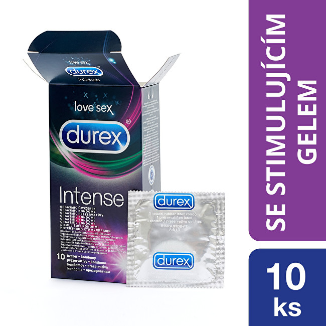 Durex Kondomy Intense Orgasmic 10 ks