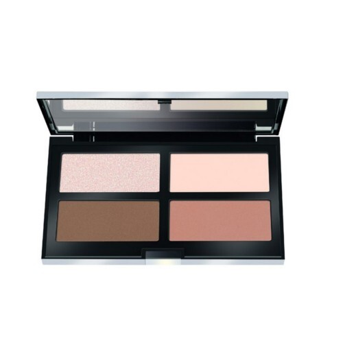 Pupa Konturovací a rozjasňující paletka Strobing Ready 4 Selfie (Contouring & Strobing Powder Palette) 17,5 g 001 Light Skin
