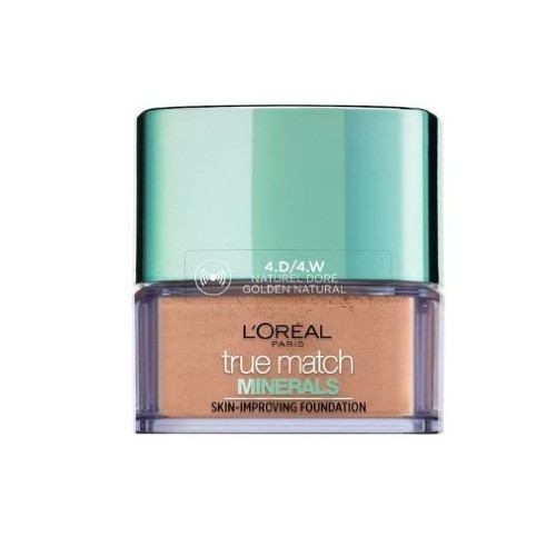 L´Oréal Paris Lehký minerální pudrový make-up True Match (Skin Improving Foundation) 10 g 4D/4W Golden Natural