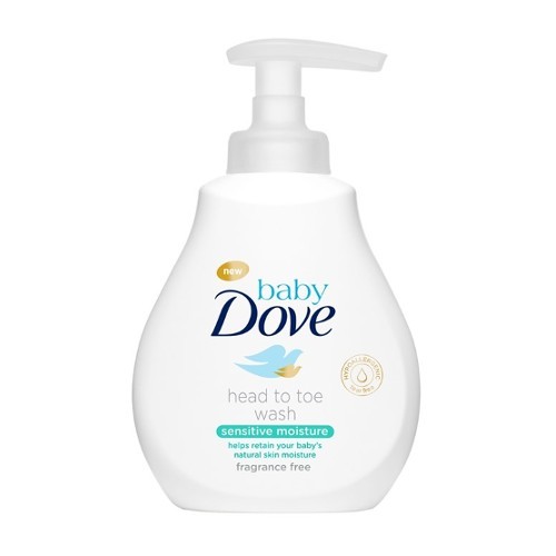 Dove Mycí gel pro děti na tělo i vlásky baby (Head To Toe Wash Sensitive Moisture) 400 ml