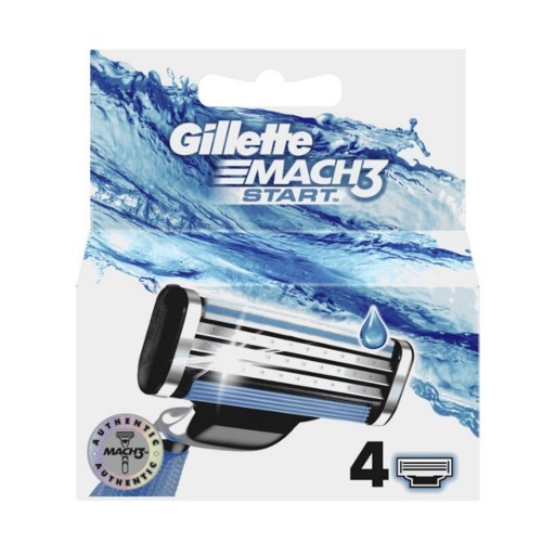 Gillette Náhradní hlavice Mach3 Start 4 ks