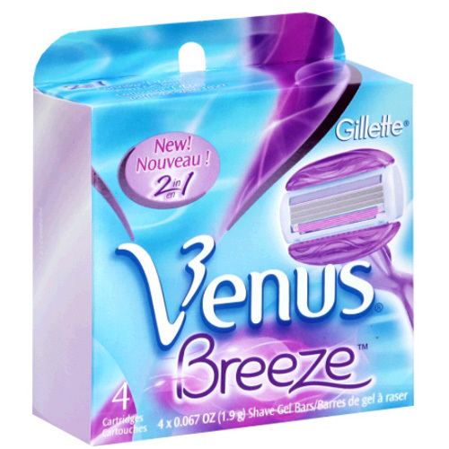 Gillette Náhradní hlavice Venus Breeze 4 ks