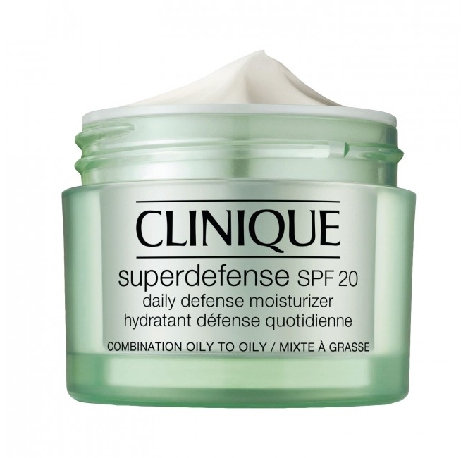 Clinique Ochranný hydratační krém pro smíšenou až mastnou pleť Superdefense SPF 20 (Daily Defense Moisturizer) 50 ml