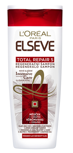 L´Oréal Paris Ošetřující šampon pro poškozené vlasy Elseve (Total Repair 5 ) 250 ml