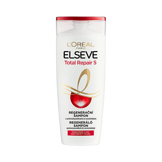 L\´Oréal Paris Ošetřující šampon pro poškozené vlasy Elseve (Total Repair 5 ) 250 ml