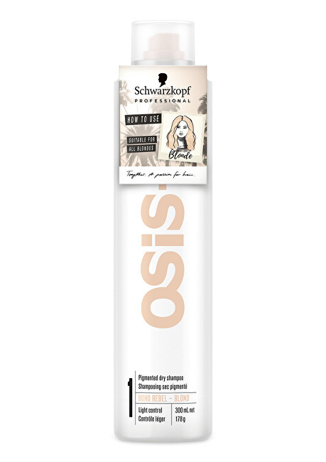 Schwarzkopf Professional Osvěžující suchý šampon pro blond vlasy Osis+ Boho Rebel (Blond Dry Shampoo) 300 ml