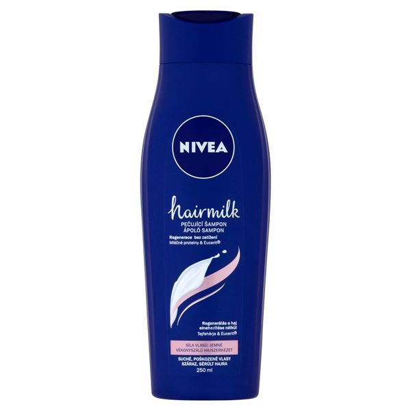 Nivea Pečující šampon pro jemné vlasy Hairmilk (Care Shampoo) Mini 50 ml