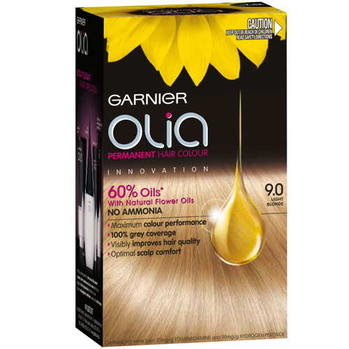 Garnier Permanentní olejová barva na vlasy bez amoniaku Olia 1.0 ultra černá