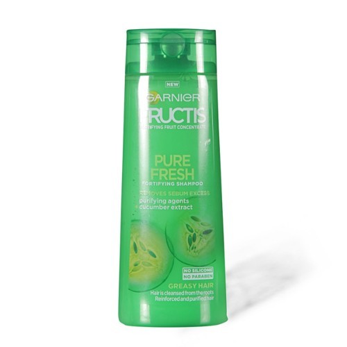 Garnier Posilující šampon na rychle se mastící vlasy Fructis (Pure Fresh Strenghehing Shampoo) 400 ml
