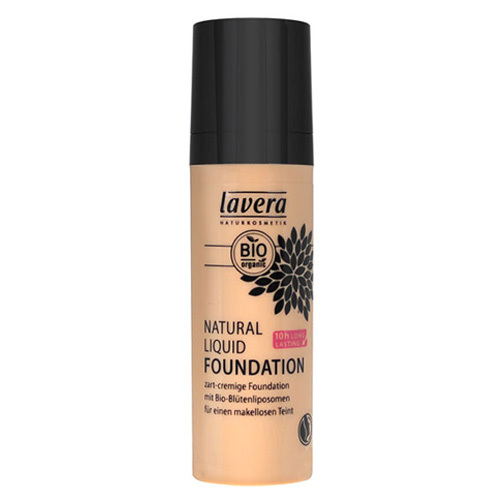 Lavera Přírodní a organický fluidní make-up (Natural Liquid Foundation) 30 ml 02 slonová kost - tělová