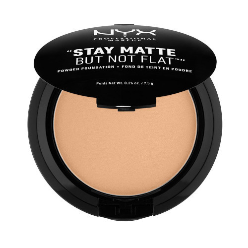 NYX Pudrový make-up Stay Matte But Not Flat (Powder Foundation) 7,5 g 08 Golden Beige