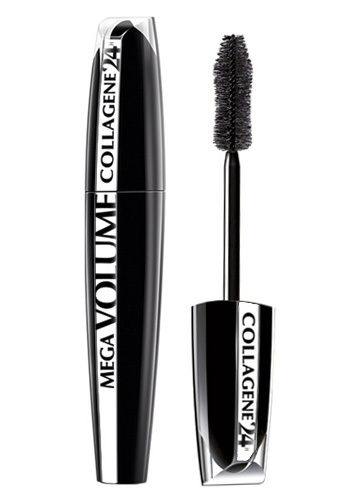 Loreal Paris Řasenka pro ultra objem MEGA Volume Collagene 24H 9 ml Extra Black
